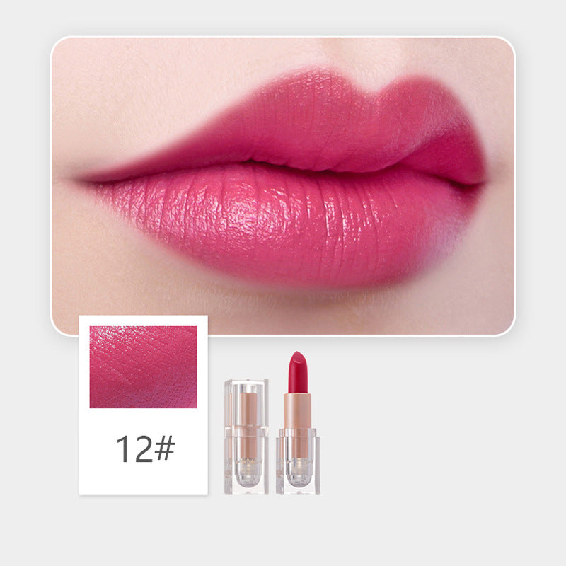 Matte Finish Crystal Square Tube Lipstick Matte Finish Crystal Square Tube Lipstick